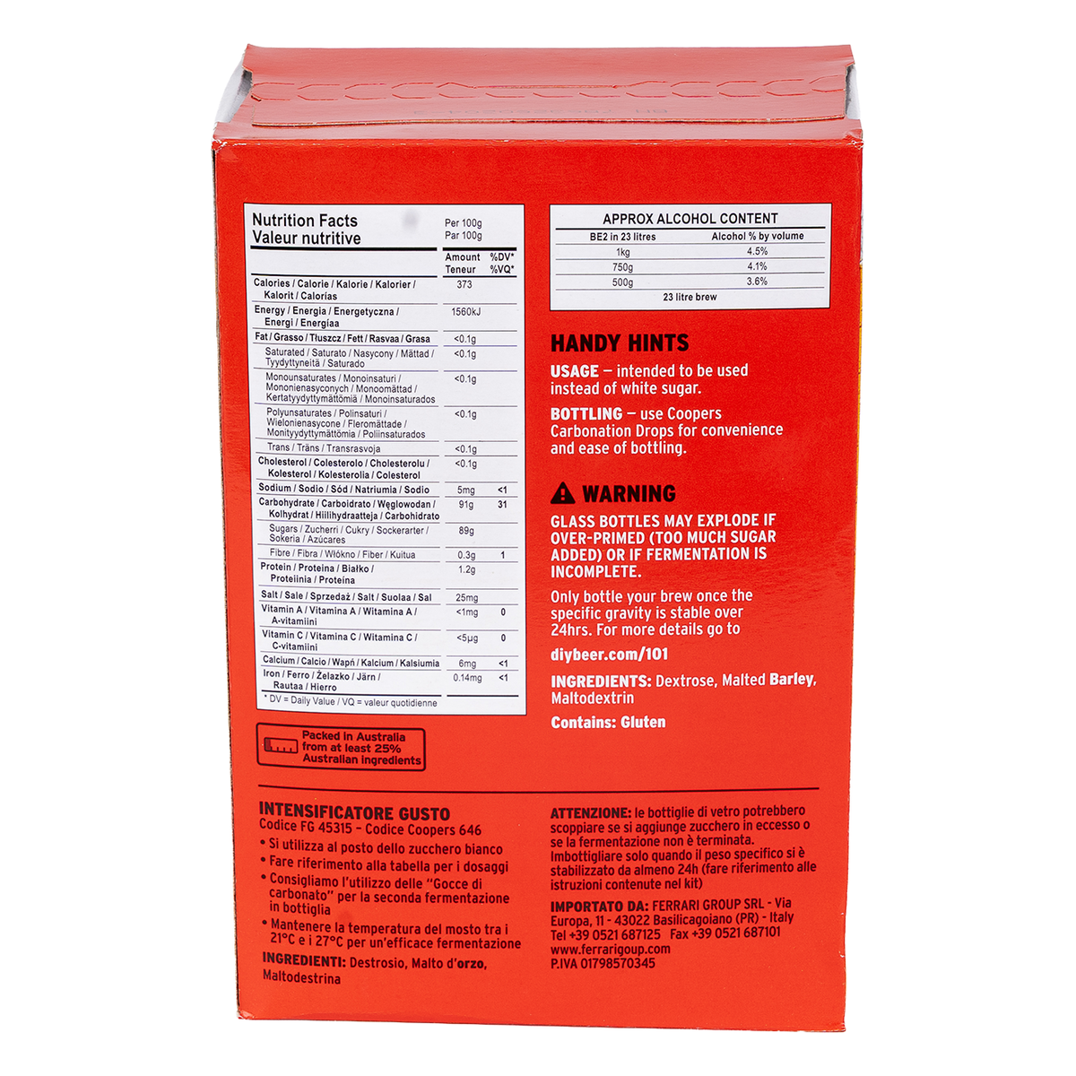 Coopers Brew Enhancer 2-4/Case image number 3